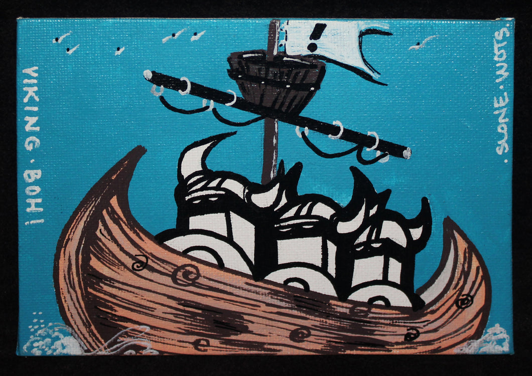 Viking Boht Painting - Bohdega
